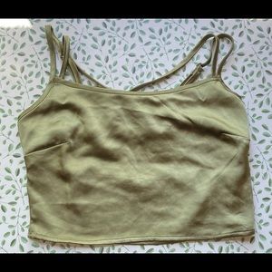 Silk crop top
